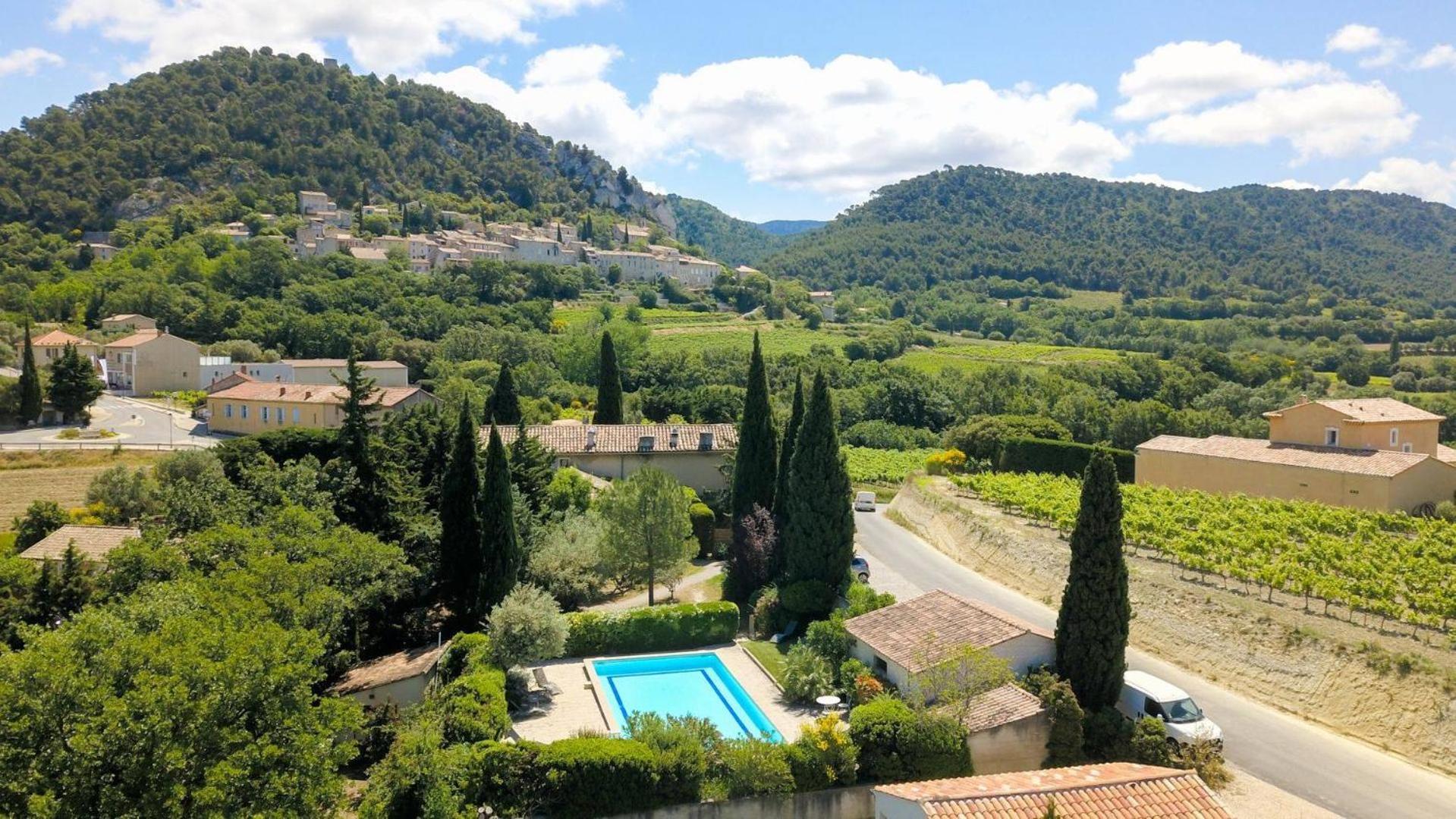 Hotel La Bastide Bleue Séguret Exterior foto