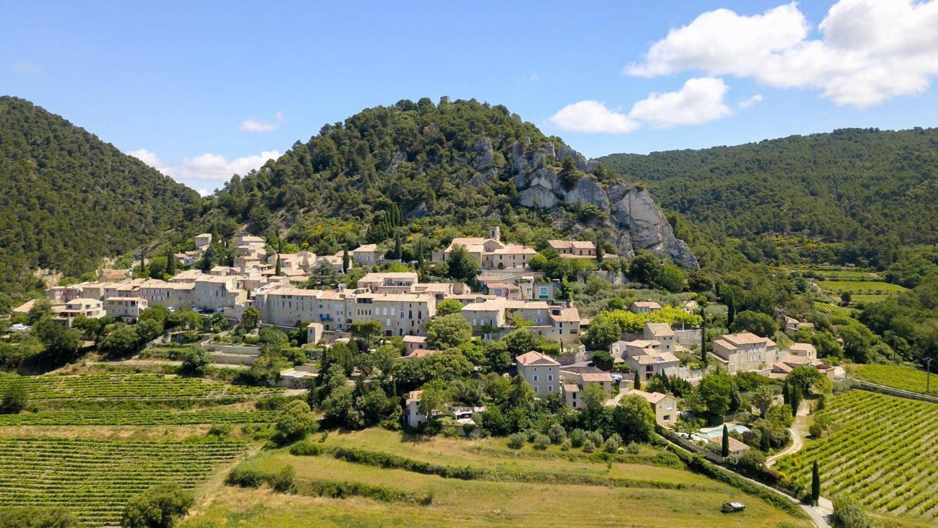 Hotel La Bastide Bleue Séguret Exterior foto