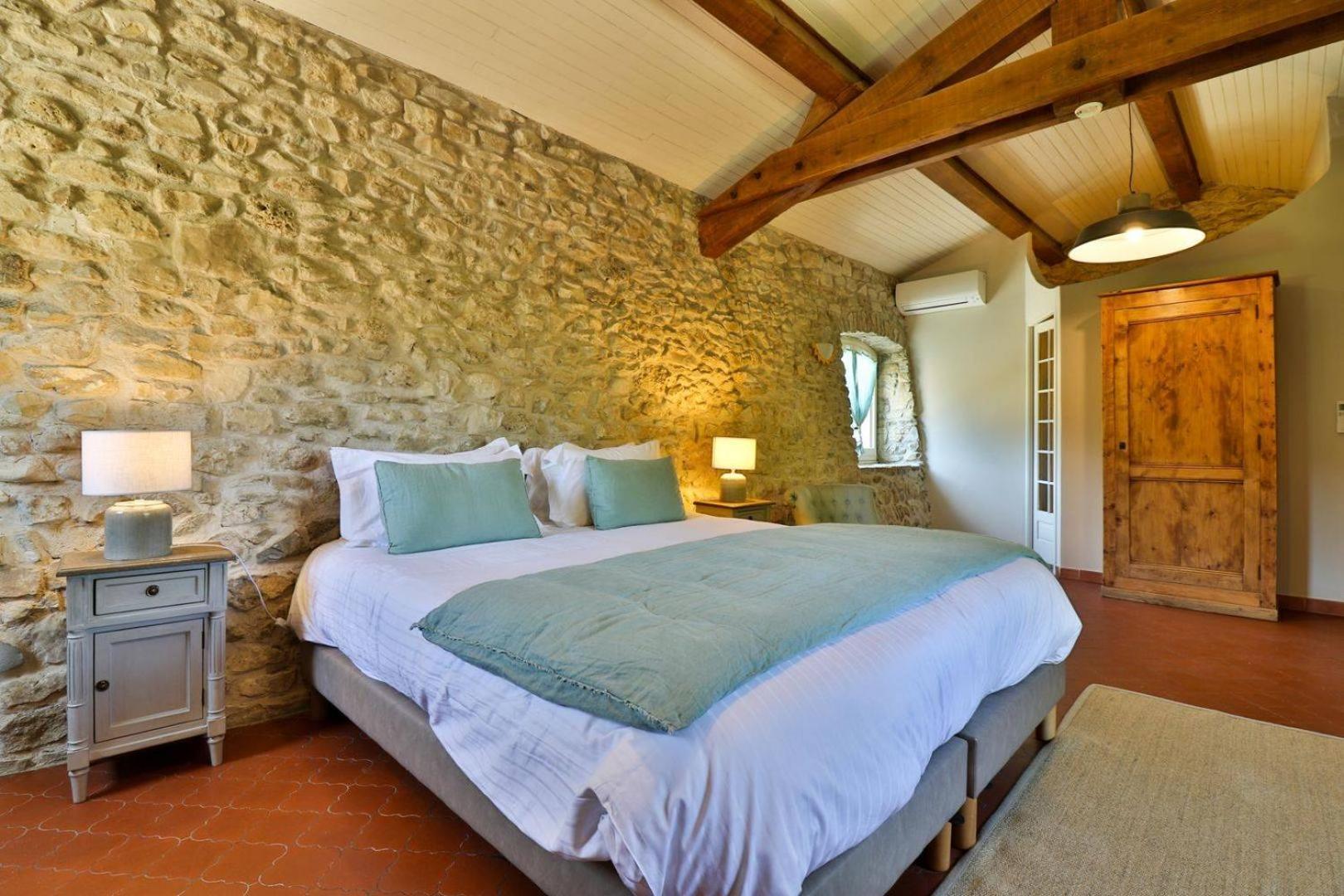 Hotel La Bastide Bleue Séguret Exterior foto