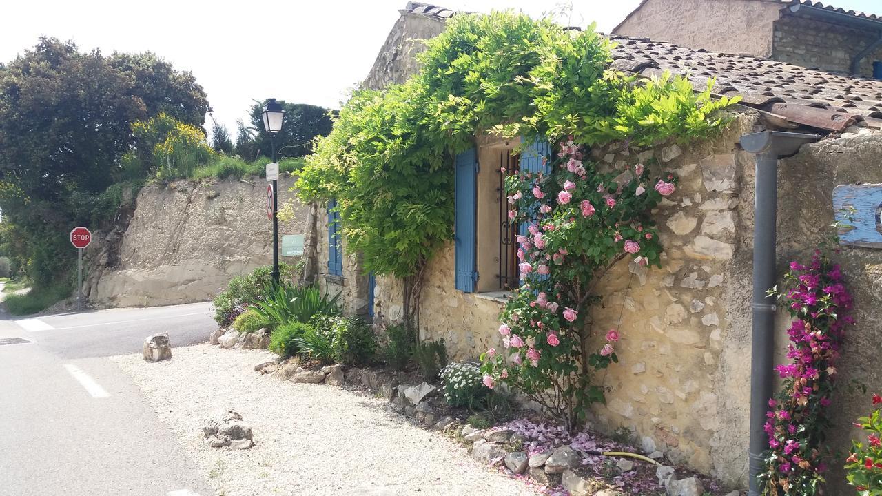 Hotel La Bastide Bleue Séguret Exterior foto